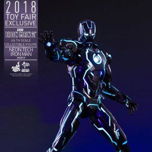HotToys SDCC Iron Man 2 Neon Tech Iron Man Mark IV